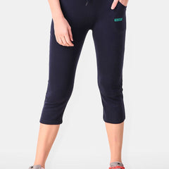 Be You Cotton Solid Three Fourth -Length Tights