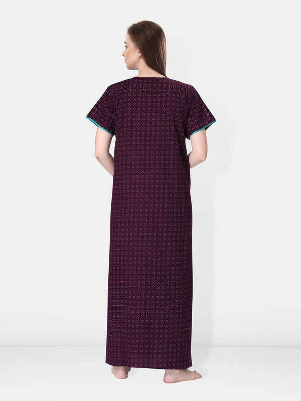 Be You Embroidered Maxi Nightdress