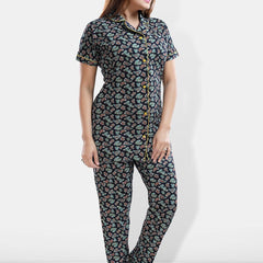 Be You Ethnic Motifs Printed Shirt With Pyjamas