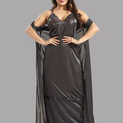 Be You Maxi Shoulder Straps Wrap Nightdress  Nightdress