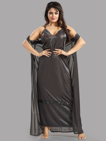 Be You Maxi Shoulder Straps Wrap Nightdress  Nightdress