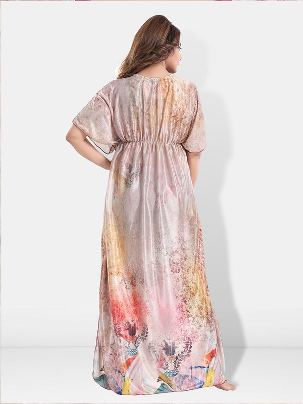 Be You Printed Maxi Kaftan Nightdress
