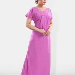 Be You Round Neck Maxi Nightdress