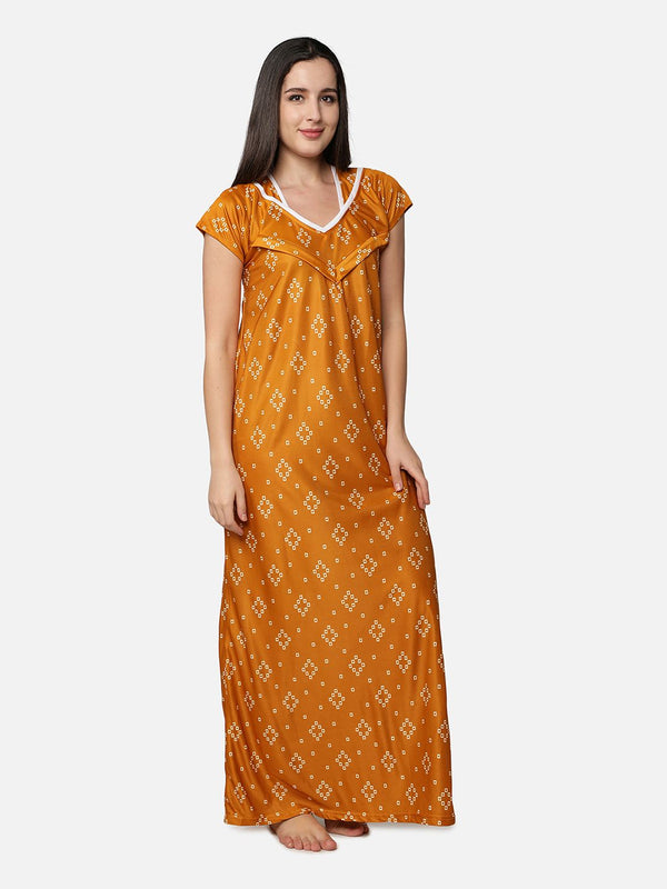 Be You Printed Maxi Nightdress