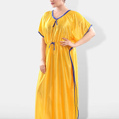 Be You V-Neck Satin Maxi Kaftan Nightdress