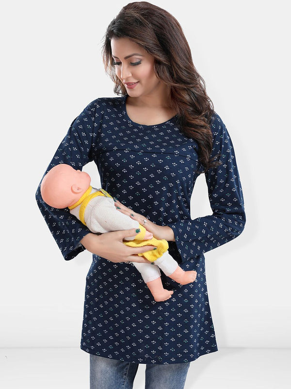 Be You Conversational Printed Maternity Top