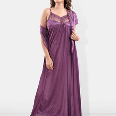 Be You Satin Maxi Nightdress With Robe