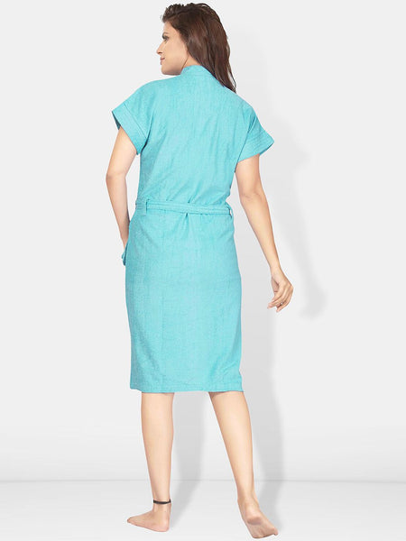 Be You Women Cotton Anti-bacterial Super Soft Bath Robe With Belt
