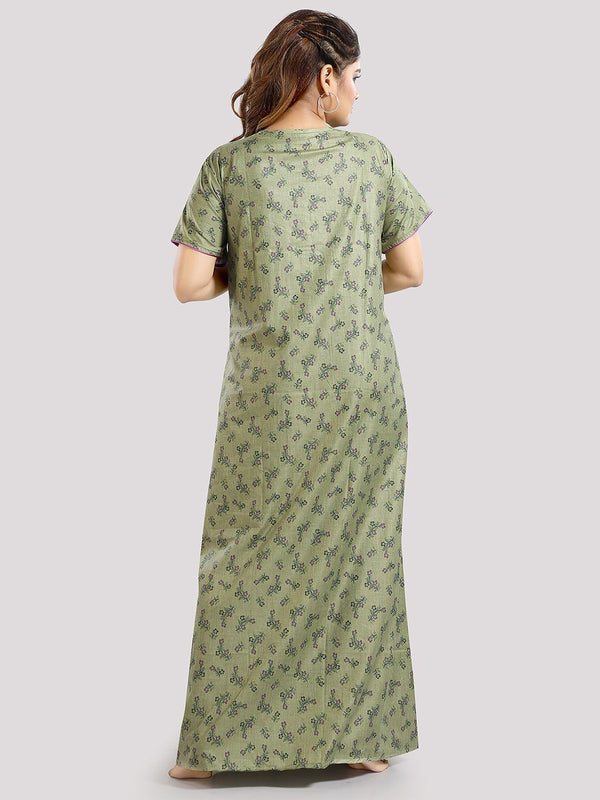 Be You Floral Printed Maxi Nightdress