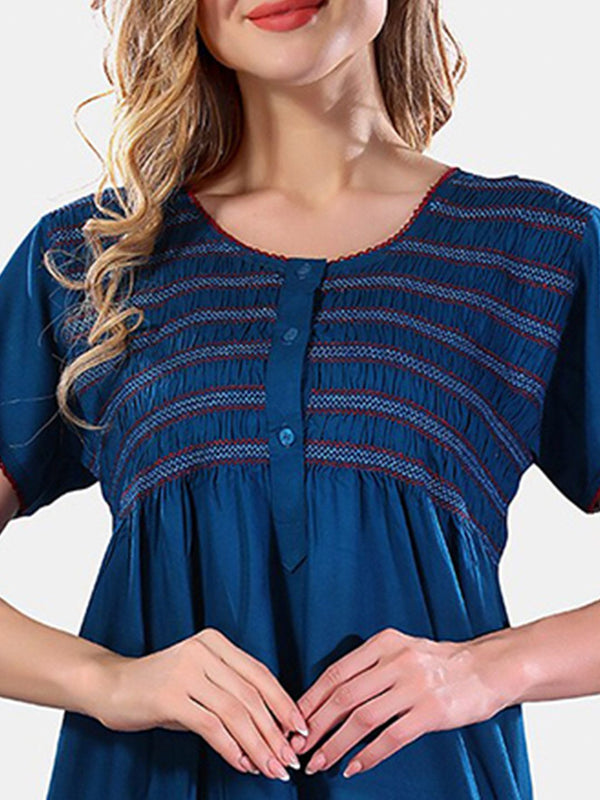 Be You Round Neck Maxi Nightdress