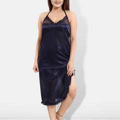 Be You 6 Pieces Satin Maxi Nightdress
