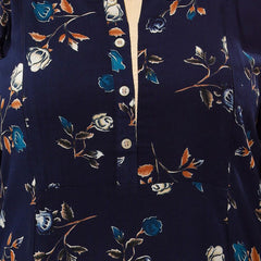 Be You Women Floral Printed A-Line Maternity Kurta