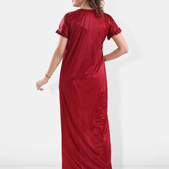 Be You Pack Of 3 Satin Maxi Night suits