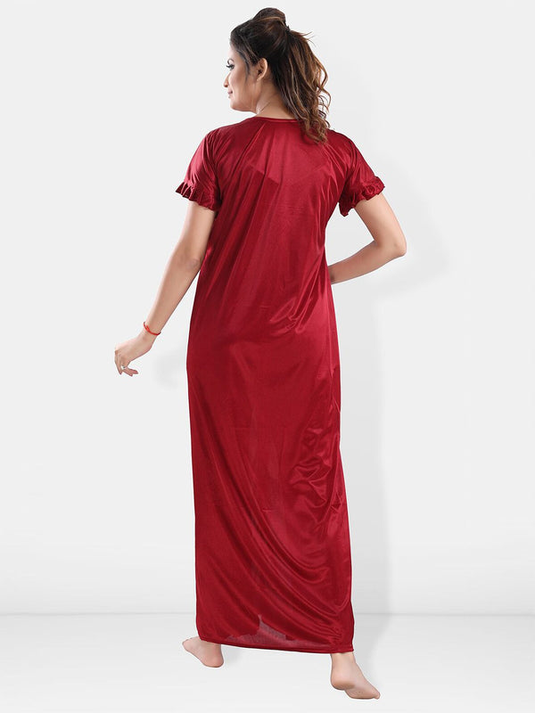 Be You Pack Of 3 Satin Maxi Night suits