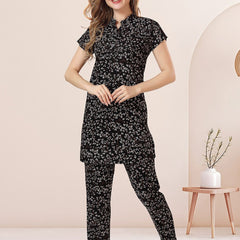 Be You Floral Printed Night Suit