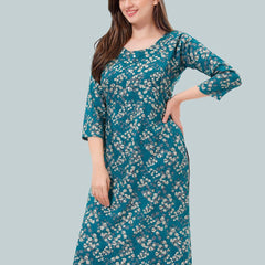 Be You Women Floral Printed Maternity Kurta
