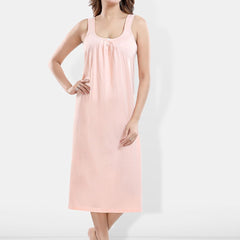 Be You Sleeveless Cotton Midi Nightdress