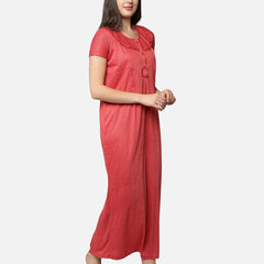 Be You Striped Maternity Maxi Nightdress