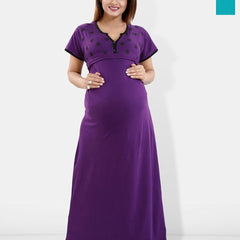 Be You Women Maxi Maternity Nightdress