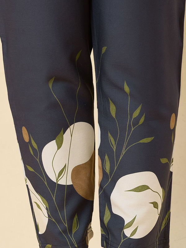 Be You Printed Top With Trousers Co-Ords