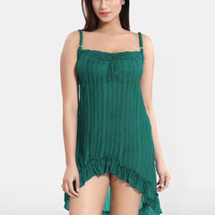 Be You Women Net Baby Doll with High-Low