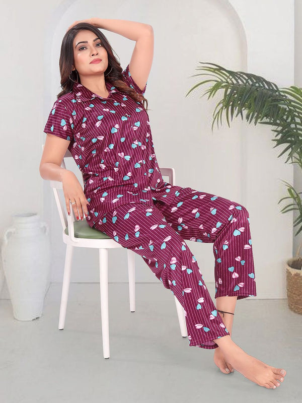 Be You Women Printed Night suit