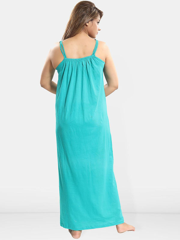Be You Lace Cotton Maxi Nightdress