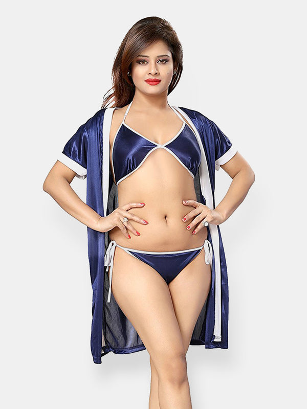 Be You Women Satin Nightdress