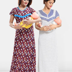 Be You Printed Maxi Nightdress