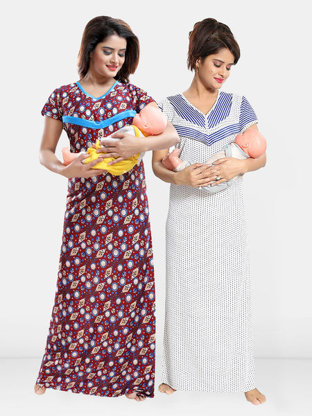 Be You Printed Maxi Nightdress
