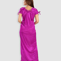Be You Pack Of 2 Women Solid Maxi Nightdress