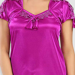 Be You Pack Of 2 Women Solid Maxi Nightdress