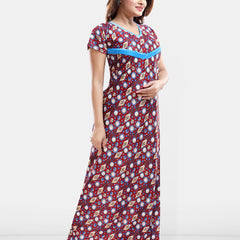 Be You Printed Maxi Nightdress