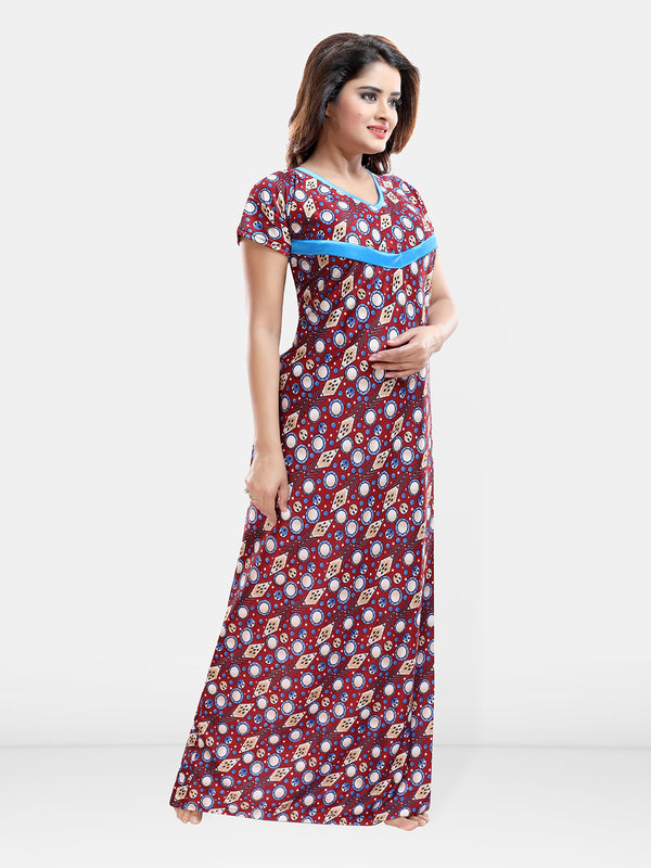 Be You Printed Maxi Nightdress