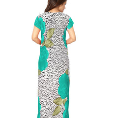 Be You Women Floral Printed Maxi Nightdress