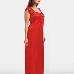 Be You Pack Of 2 Women Solid Maxi Nightdress