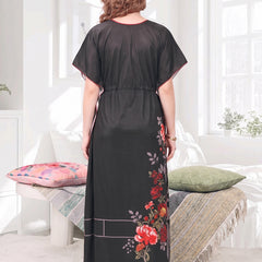 Rayon Printed Kaftan Nighty / Night Gowns For Women
