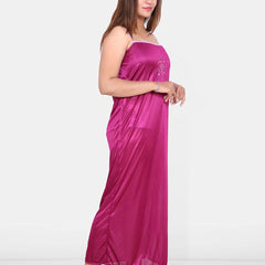 Be You Set of 2 Embroidered Maxi Wrap Nightdress