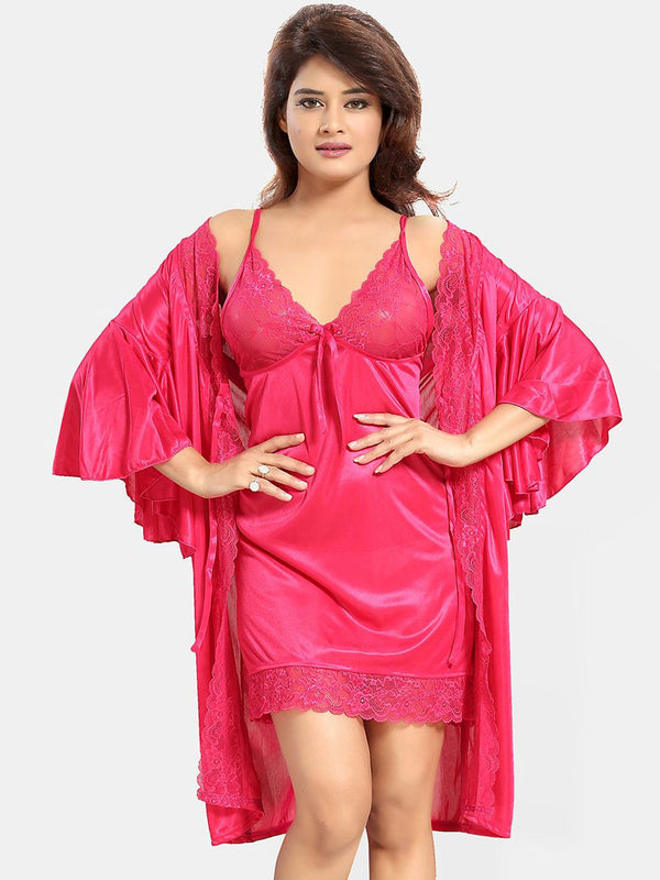 Be You Women Solid Nightdress