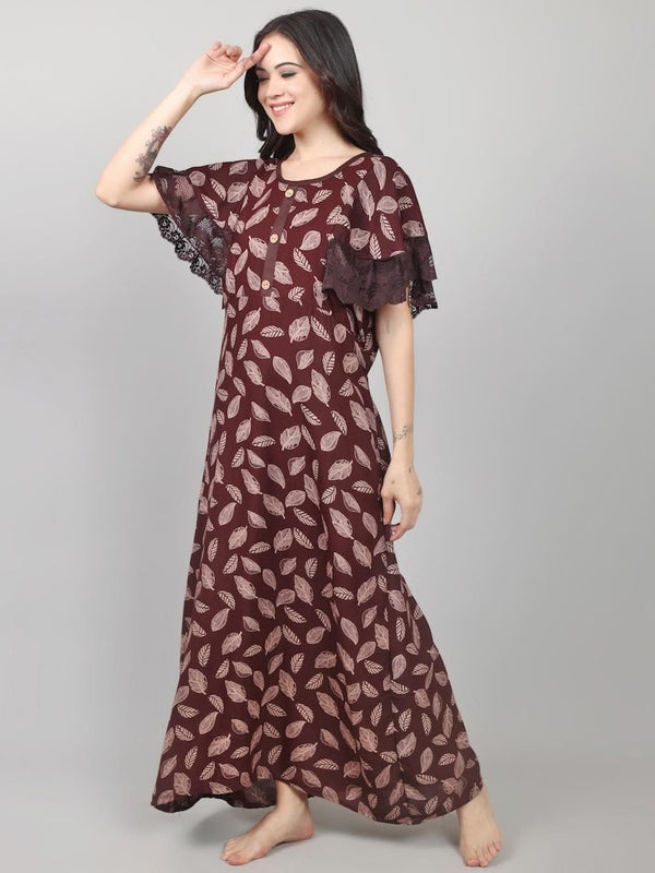 Be You Printed Maxi Nightdress