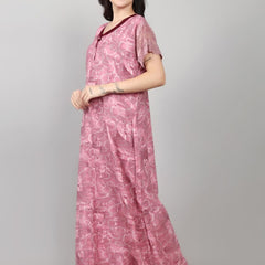 Be You Alpine Geometric Abstract Print Maxi Nightdress