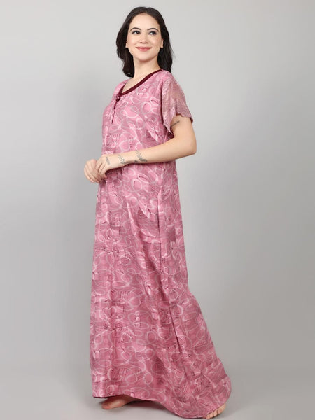 Be You Alpine Geometric Abstract Print Maxi Nightdress