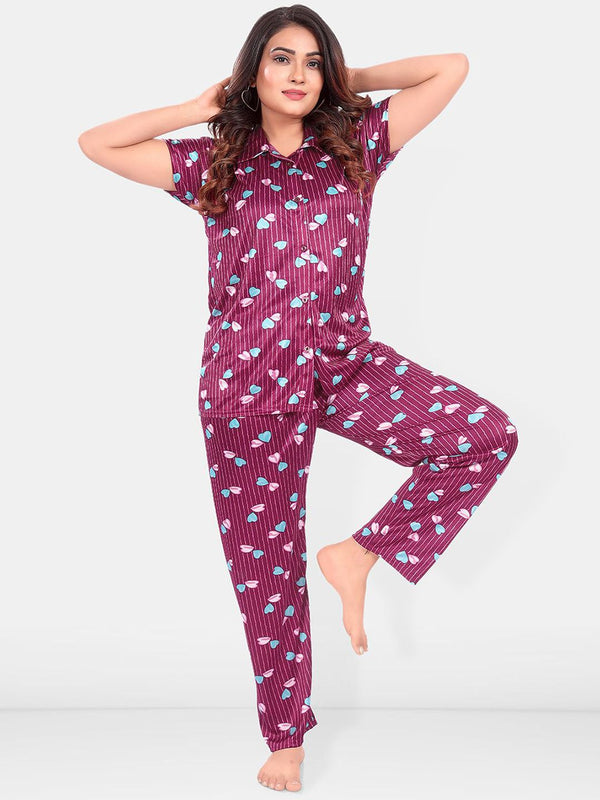 Be You Women Printed Night suit
