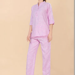 Be You Embroidered Top With Trousers Co-Ords