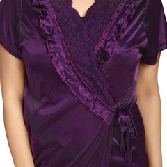 Be You Satin Maxi Nightdress With Robe