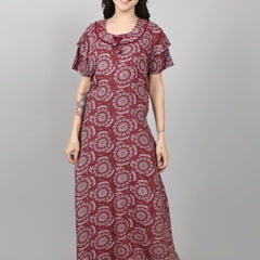 Be You Printed Maxi Nightdress