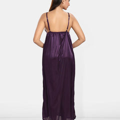 Be You Women Satin Maxi Nightdress With Robe