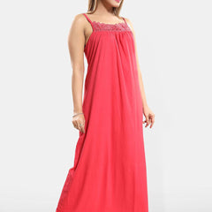 Be You Lace Cotton Maxi Nightdress