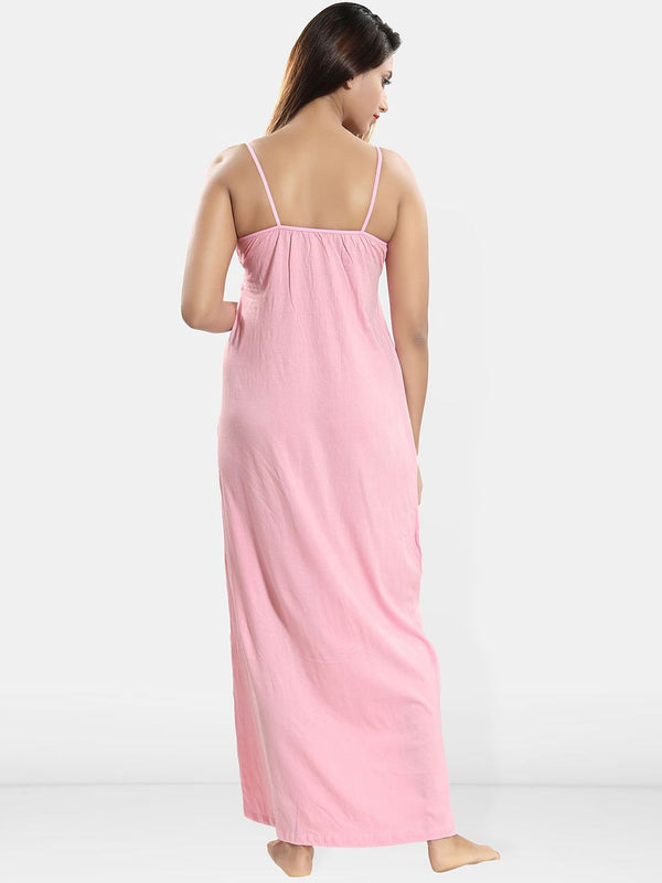 Be You Lace Cotton Maxi Nightdress