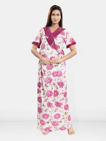 Be You Floral Printed Maxi Nightdress